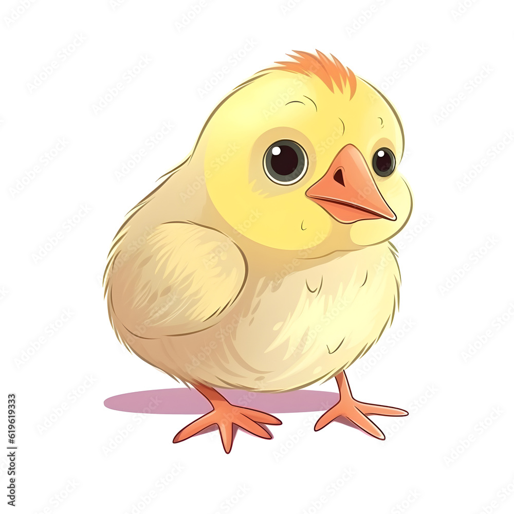 Cute and colorful baby chick artwork to brighten your day