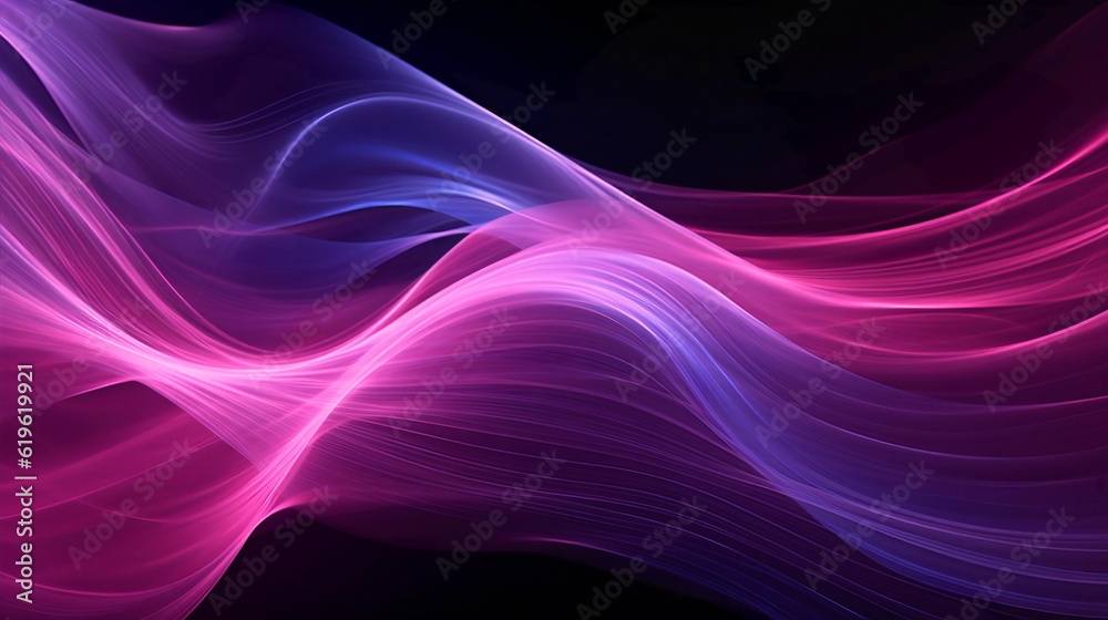A colorful wave on a dark background A colorful wave on a dark background