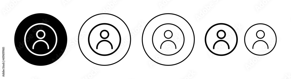 User Icon set for web and mobile app. person sign and symbol. people icon. User Icon set for web and mobile app. person sign and symbol. people icon.