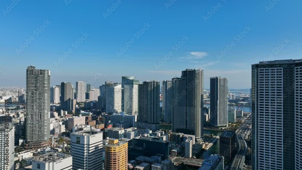 都市の空撮 都市の空撮