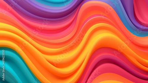 A vibrant and dynamic abstract background with flowing and curving lines photo