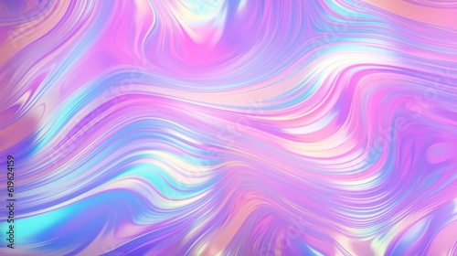 Wallpaper Mural An abstract background with a wavy pattern in pastel colors Torontodigital.ca
