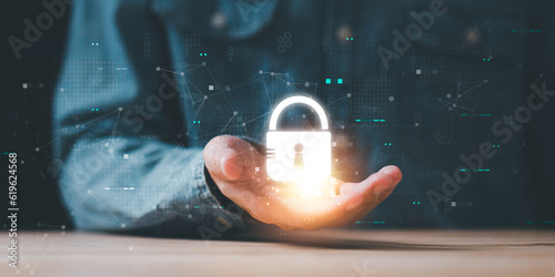 Data protection concept and secure internet security access ,cyber security technology ,Login to online database with your username and password ,virus protection and safety alerts ,cybersecurity