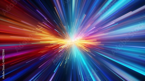 A vibrant and dynamic star burst abstract background