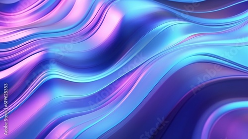 A colorful abstract background with wavy lines in shades of blue and purple