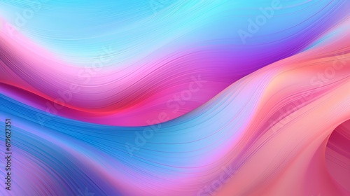 A vibrant and colorful abstract background with flowing wavy lines