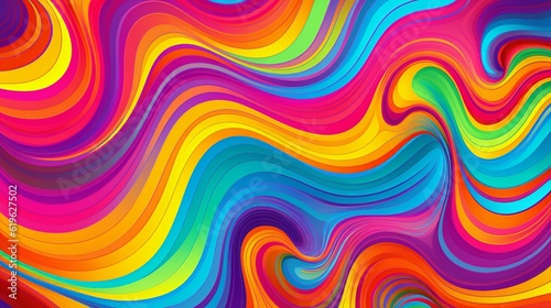 A vibrant and dynamic abstract background with colorful wavy lines