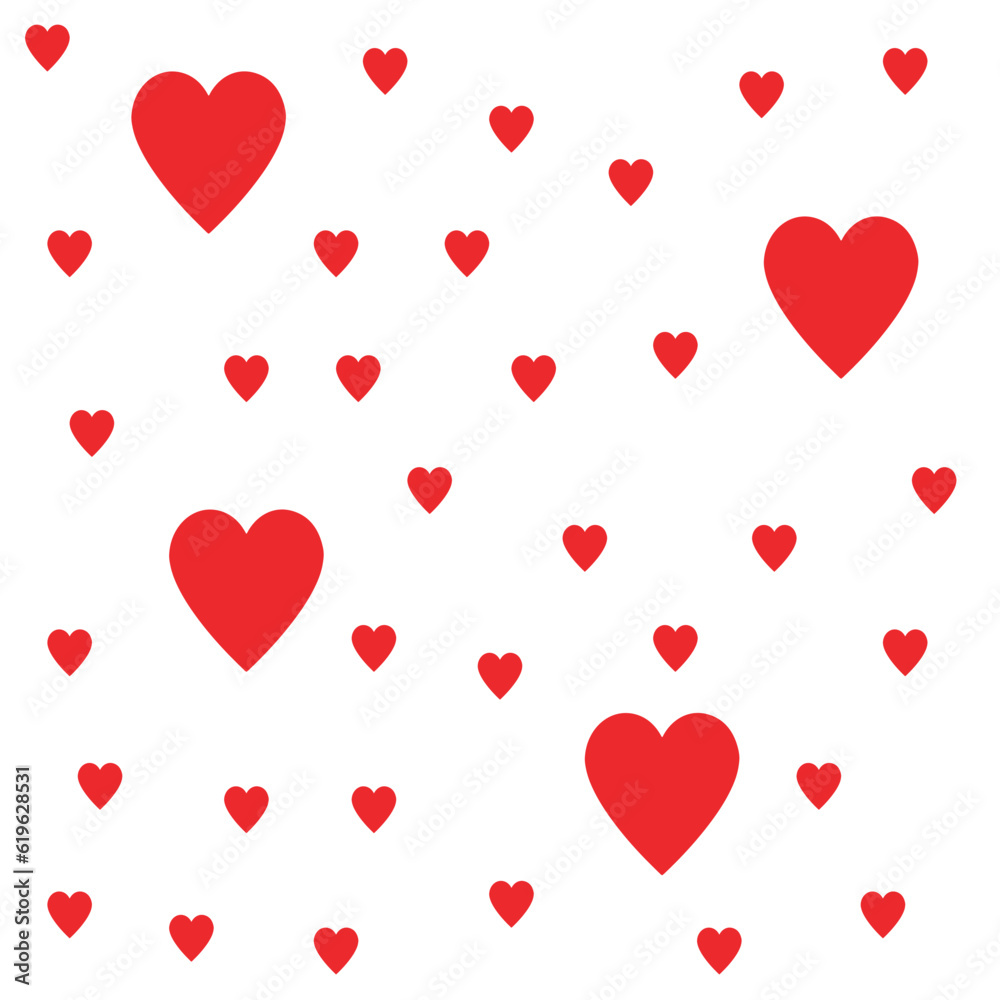 red heart background design vector eps file