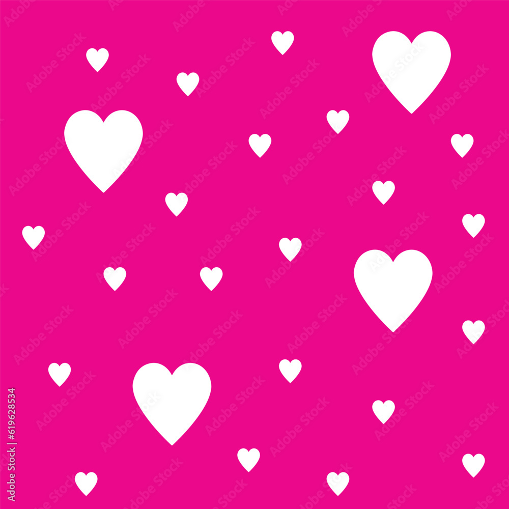 pink love heart background design vector eps file