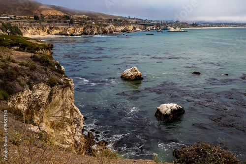 The Coast near Dinosaur Caves Park. The beautiful coast near Dinosaur Caves Park near Pismo Beach California