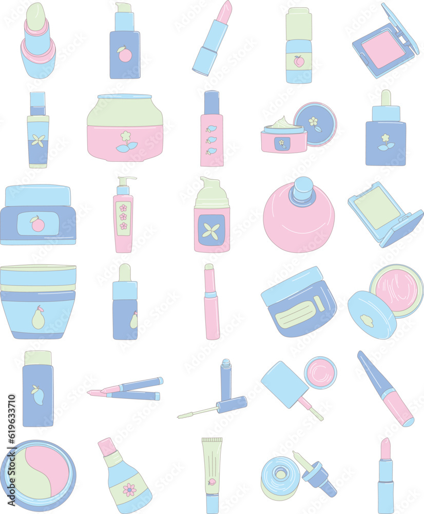 Pastel Skincare Graphics Element Pastel Skincare Graphics Element