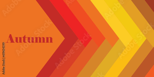 Abstract background design with autumn colors theme