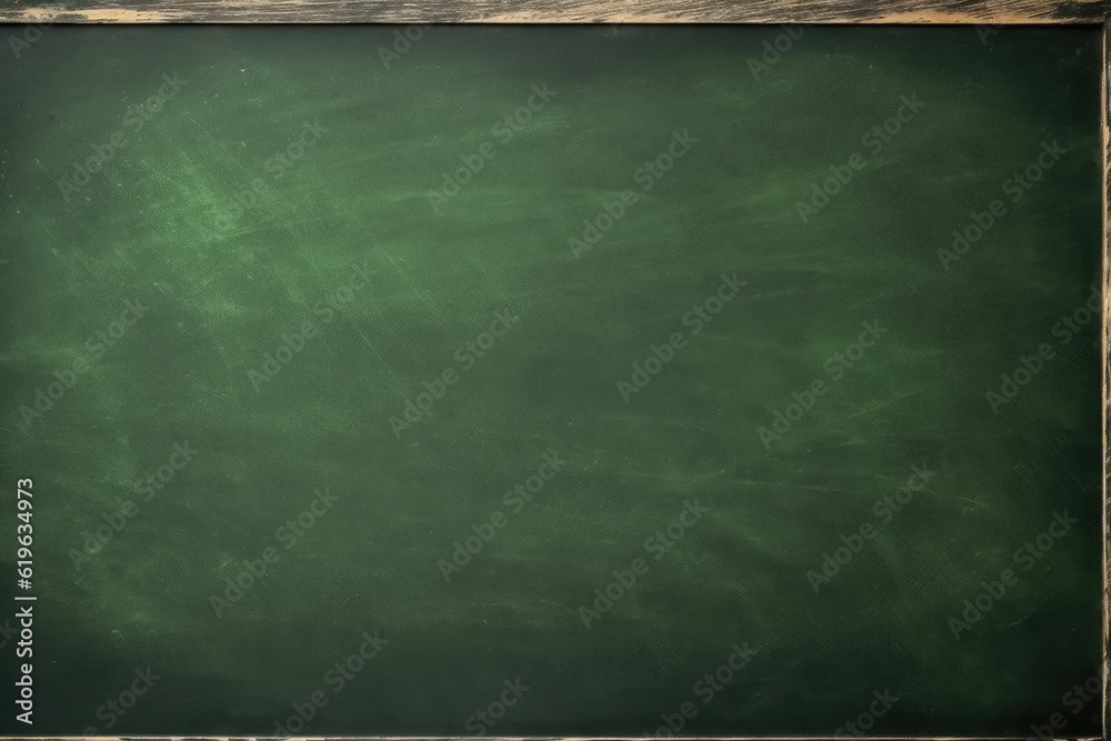 Green chalkboard background, generative ai Green chalkboard background, generative ai