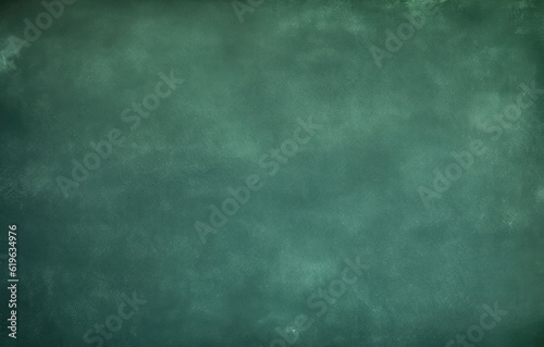 Green chalkboard background, generative ai