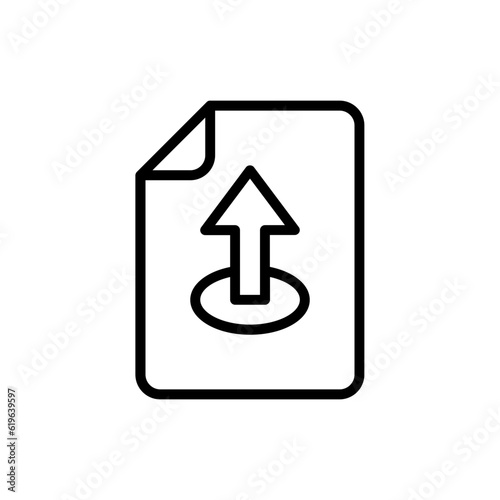 upload file line icon © madness stock