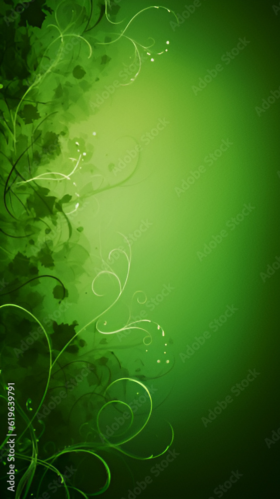 Green Plants Wallpaper Vertical Background| Generative AI Green Plants Wallpaper Vertical Background| Generative AI