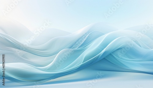 3D abstract blue background