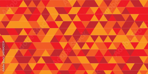 Abstract triangle background. Abstract red and yellow geomatics background. Abstract geometric pattern red and yellow Polygon Mosaic triangle Background, business and corporate background.	
