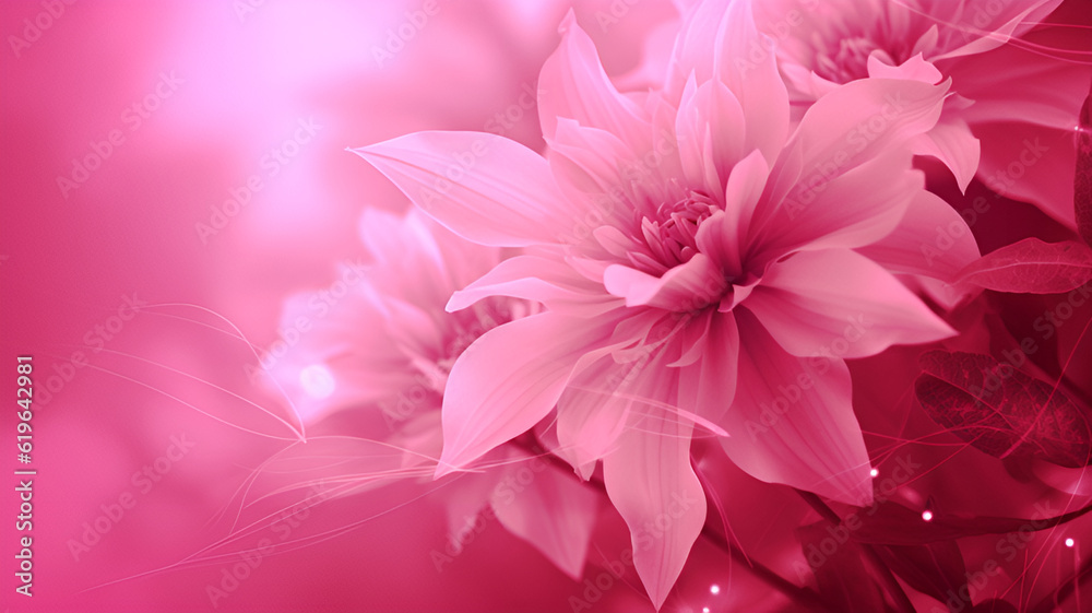 Pink Flower Wallpaper images | Generative AI Pink Flower Wallpaper images | Generative AI