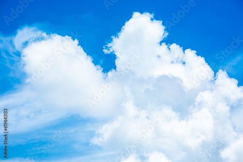 Beautiful clouds in the sky  countryside Chiangmai province  Thailand.