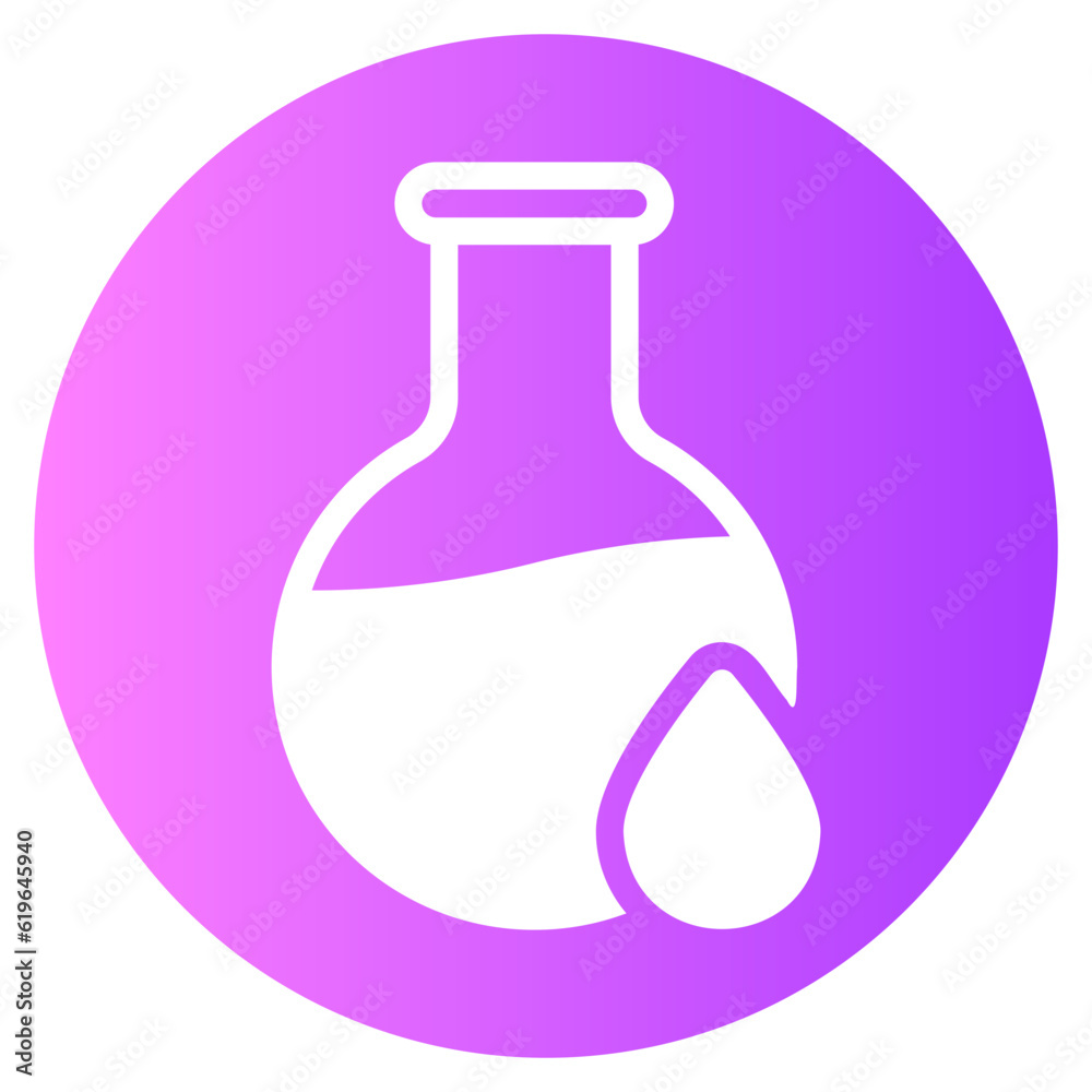 flask gradient icon flask gradient icon