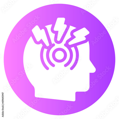 headache gradient icon