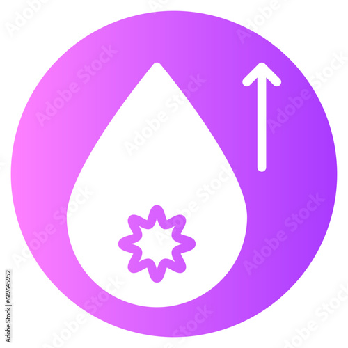 hyperglycemia gradient icon