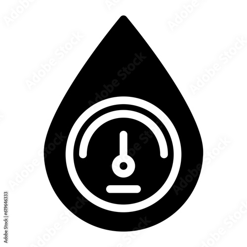 blood pressure glyph icon