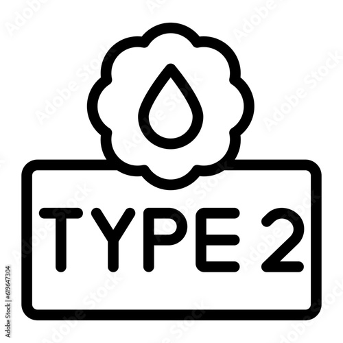 type 2 line icon