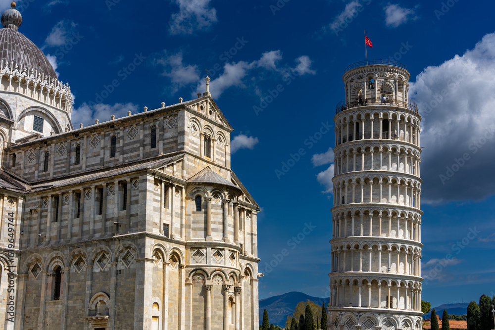Die Schöne Stadt Pisa in Italien