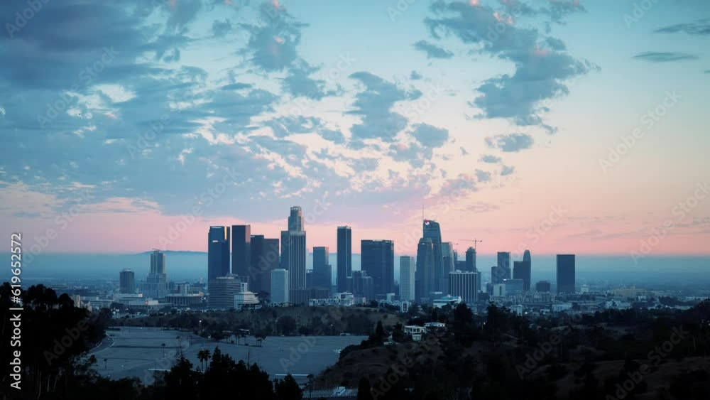 Los Angeles downtown skyline Los Angeles downtown skyline
