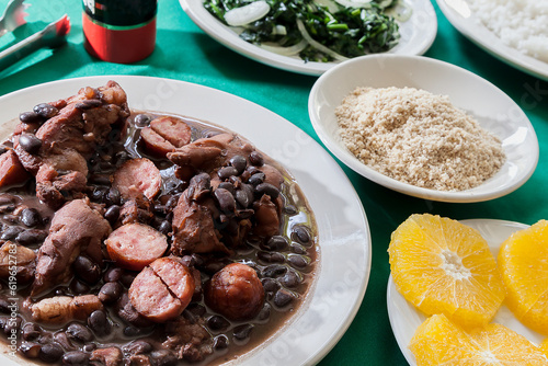 Brazilian Feijoada with Farofa