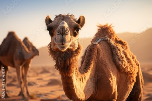 Photograph Of Camel Natural Light  Generative AI
