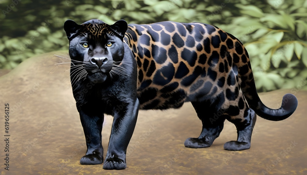 Fototapeta premium portrait of a jaguar