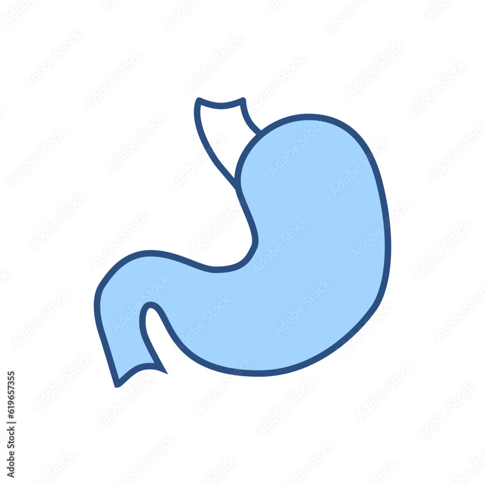 Stomach Vector Icon. Isolated on the White Background. Editable EPS file. Vector illustration Stomach Vector Icon. Isolated on the White Background. Editable EPS file. Vector illustration