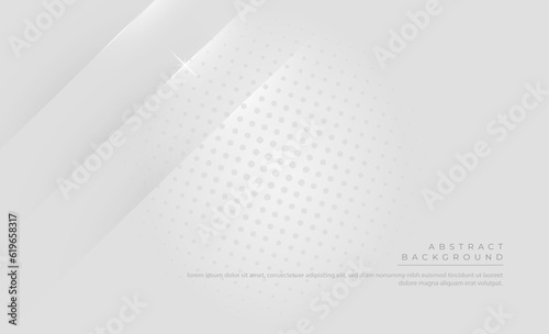 Futuristic abstract background, white and gray gradient background. Used for certificate, charter, presentation, banner