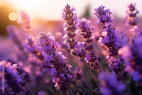Photograph Of Lavender Natural Light, Generative AI