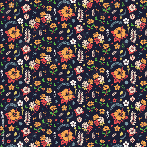 Background pattern seamless geometric line abstract vector design. Floral seamless pattern design. Geometric pattern, flower print pattern design. Vector illustration of a seamless floral pattern.