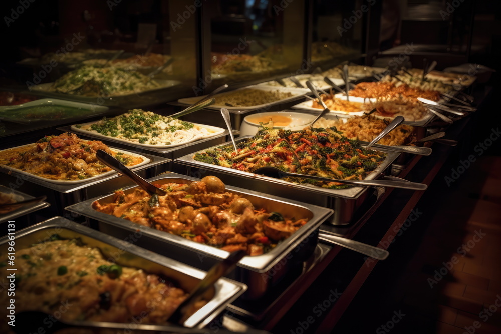 Obraz premium buffet food, dinner time