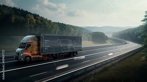 Transport Logistics Technology - trucking, road freight, delivery