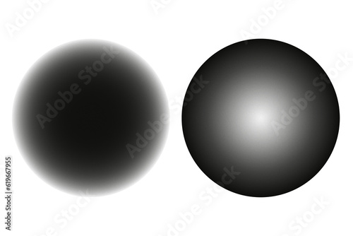 3D dotted background with spheres. Black and white noise dots. Abstract dot balls. The effect of granularity of sand in the grunge style. Design.