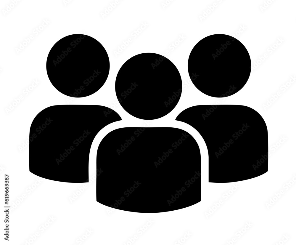 Group of people or group of users / friends flat icon for apps and websites. Vector illustration graphic design concept. isolated on transparent background. PNG file Group of people or group of users / friends flat icon for apps and websites. Vector illustration graphic design concept. isolated on transparent background. PNG file