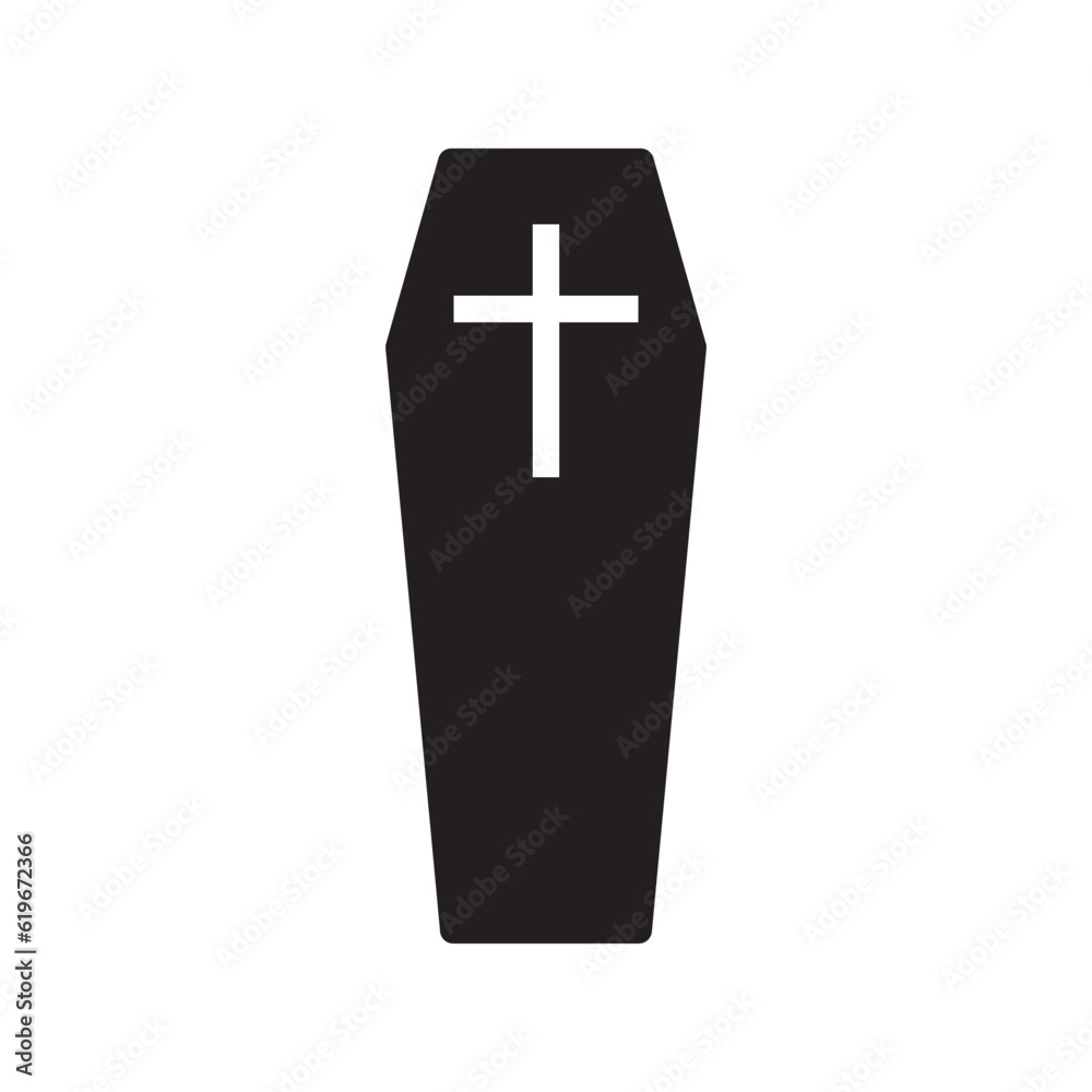 coffin icon vector coffin icon vector