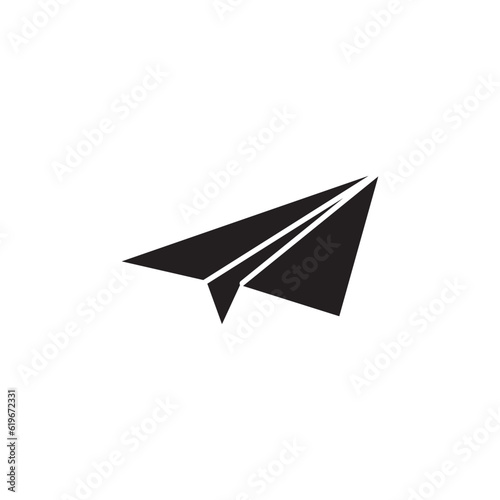 Wallpaper Mural paper airplane icon vector Torontodigital.ca