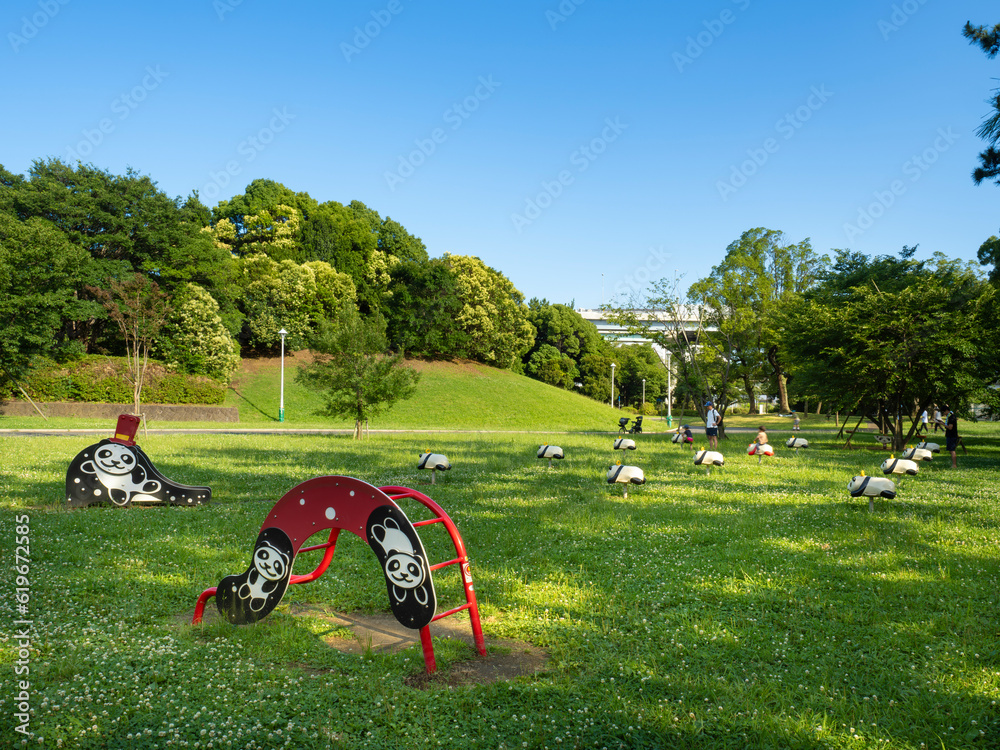 緑あふれる辰巳の森緑道公園 清々しい!