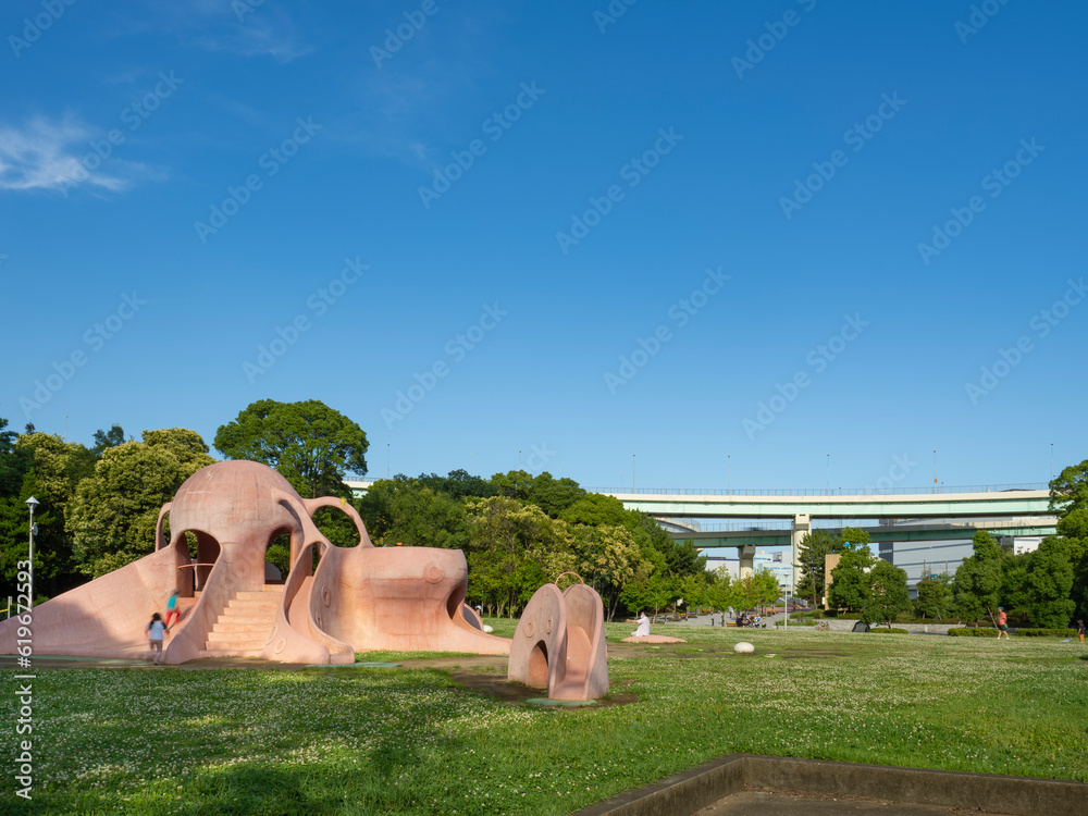 緑あふれる辰巳の森緑道公園 清々しい!