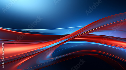 abstract blue wave background