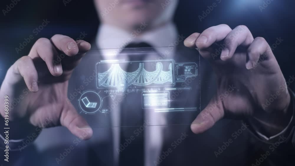 DNA analysis data on the gadget of the future.