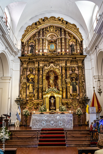 Interior of the basilica Nuestra Senora del Pilar  Our Lady of Pilar Basilica