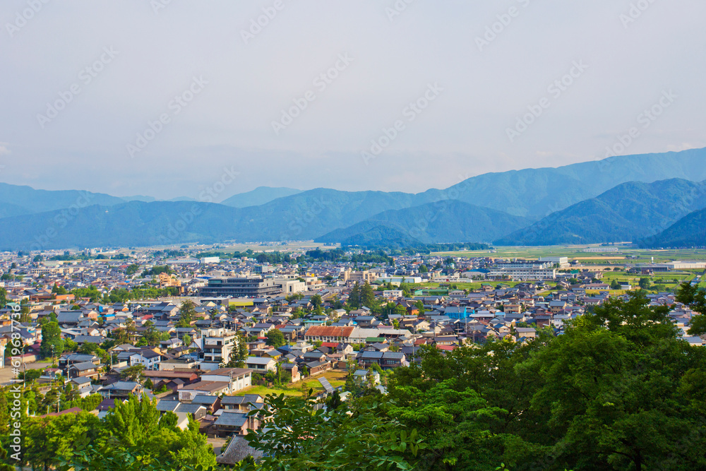 Cityscapes of Echizen ono town, Fukui prefecture, Chubu, Japan. Cityscapes of Echizen ono town, Fukui prefecture, Chubu, Japan.